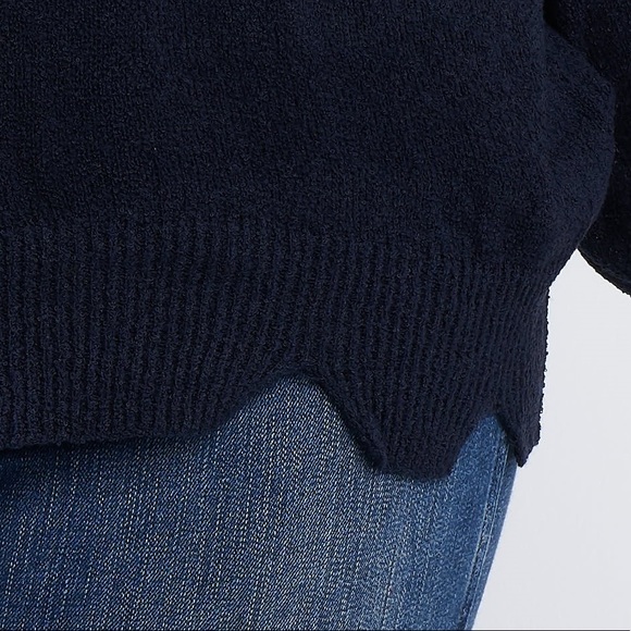 PLUS SIZE BLACK J’ADORE OVERSIZED SWEATER - Picture 3 of 3